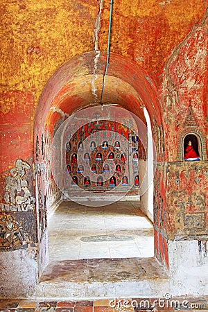 Shwe Yan Pyay Monastery, Nyaungshwe, Myanmar Stock Photo