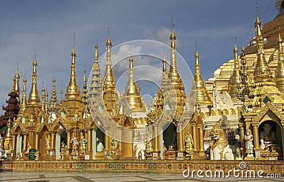 Shwedagon Pagoda 2 Stock Photo