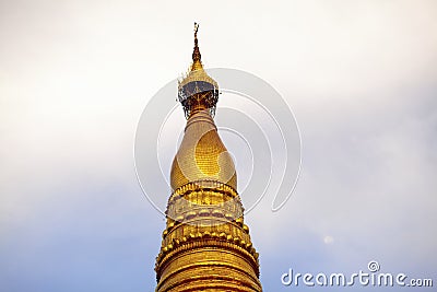 Shwedagon pagoda in Yagon, Myanmar Stock Photo