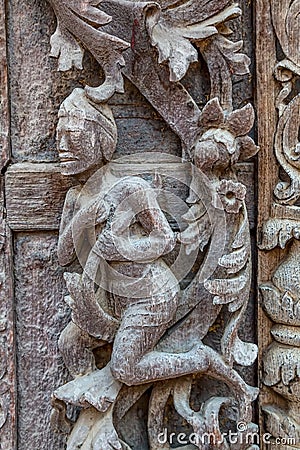 Shwenandaw Monastery - Mandalay Stock Photo