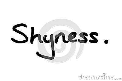 Shyness Stock Photo