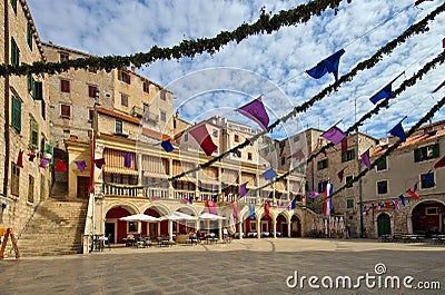 Sibenik guildhall Editorial Stock Photo