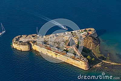 Sibenik St. Nicholas Fortress Stock Photo