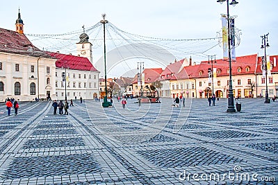 Sibiu Hermanstadt,Romania Editorial Stock Photo