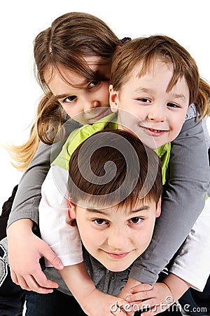 Siblings Stock Photo