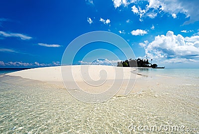 Sibuan Island near Sipadan Mabul Island in Sabah Borneo Stock Photo