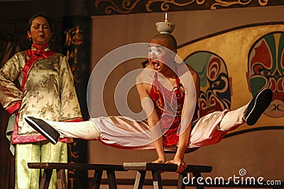 Sichuan Opera - Chengdu Editorial Stock Photo