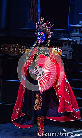 Sichuan opera face Editorial Stock Photo