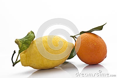 Sicilian Orange and Lemon Stock Photo