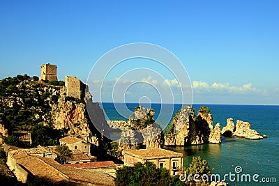 Sicily seascape, Scopello Stock Photo