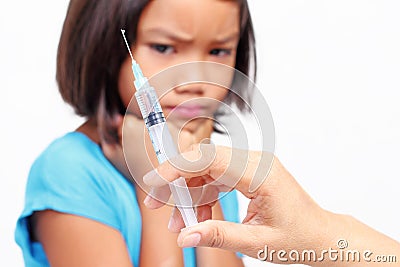 Sick Child Stock Photo