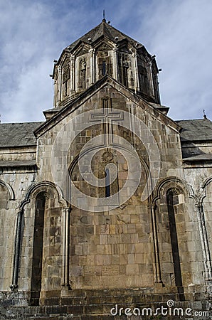 Side facade the Monastery of Saint John the Baptist Editorial Stock Photo