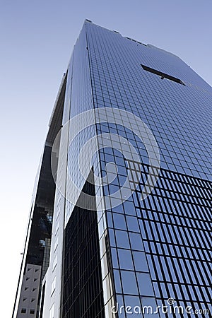 Side of the observatory of the Umeda Sky Building Stock Photo