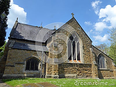 St Thomas Church in Market Rasen, Lincolnshire UK Stock Photo