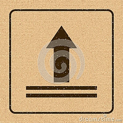 This Side Up Icon. This Way Up Sign. Packaging Symbol Vector Illustration