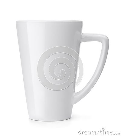 Side view of blank coffee mug Stock Photo