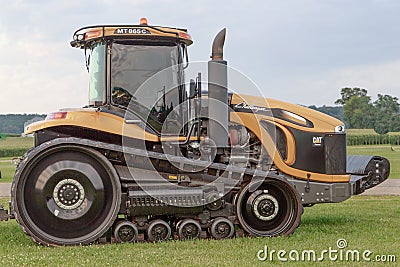 Side View CAT Challenger MT865C Track Tractor Editorial Stock Photo