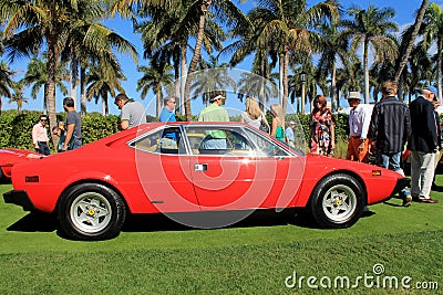 Side view ferrari 308 gt4 Editorial Stock Photo