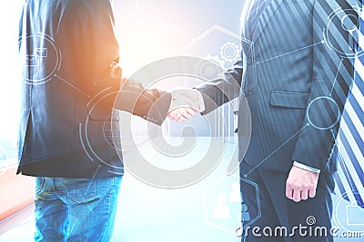 Global business and teamwork concept Stock Photo