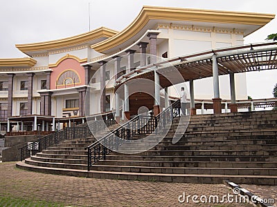 Sideview of office building like university Editorial Stock Photo