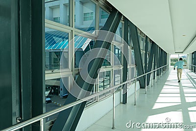 Sideway interiors public overpass Editorial Stock Photo
