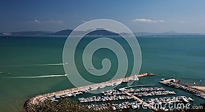 Sidi bou said vista Stock Photo