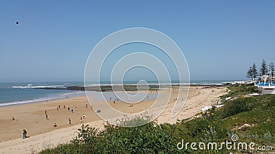 Sidi bouzid beach , morocco . Stock Photo