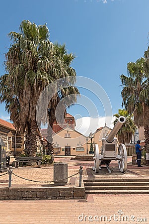 Siege Museum and cannon from Anglo Boer War in Ladysmith Editorial Stock Photo