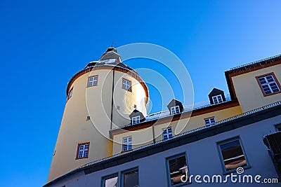 siegen germany in the winter sun Stock Photo