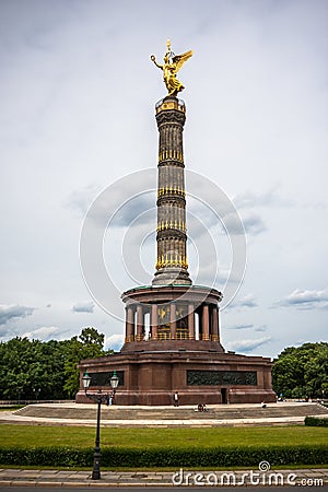 Siegessaule (Berlin Victory Column) Stock Photo