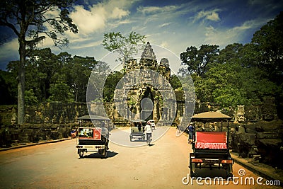 Siem Reap, Cambodia. Editorial Stock Photo