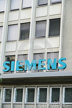 Siemens AG headquarters in Berlin, Germany Editorial Stock Photo