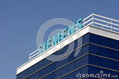 Siemens branch Editorial Stock Photo