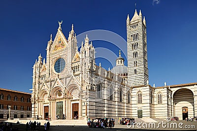 Siena Cathedral (duomo) Editorial Stock Photo