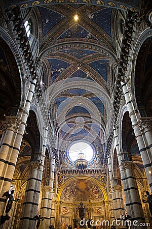 Siena Cathedral in Tuscany, Italy Editorial Stock Photo