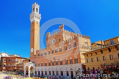 Siena city Editorial Stock Photo