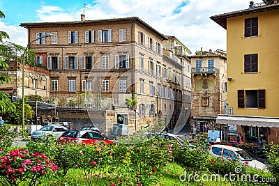 Siena city, Italy Editorial Stock Photo