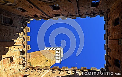 Siena Tower Stock Photo