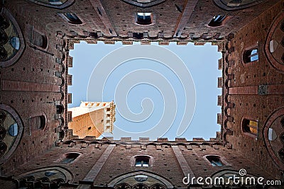 Siena tower Stock Photo