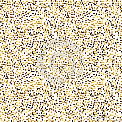 Sienna polka dot pattern. Stock Photo