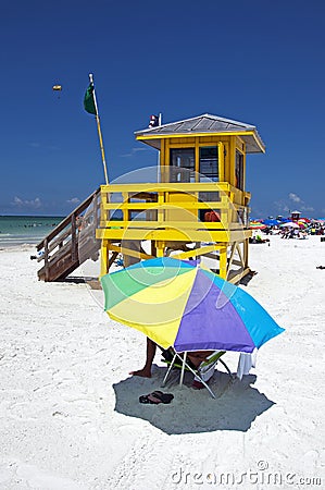 Siesta Key Beach, Florida Stock Photo