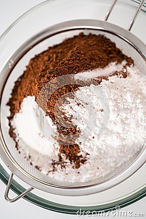 Homemade hot chocolate mix Stock Photo