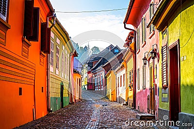 Sighisoara, Transylvania, Romania Stock Photo