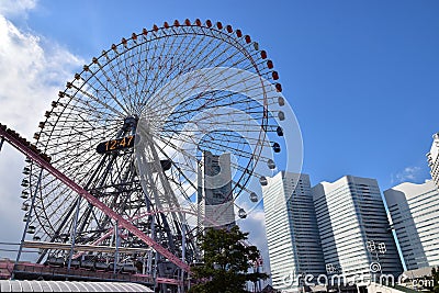 A sight of sunny Japan Yokohama city Stock Photo