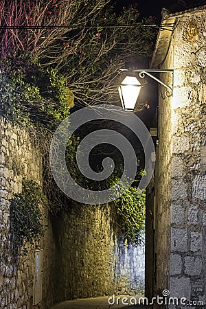 Sights of Croatia. Island Hvar. Stock Photo