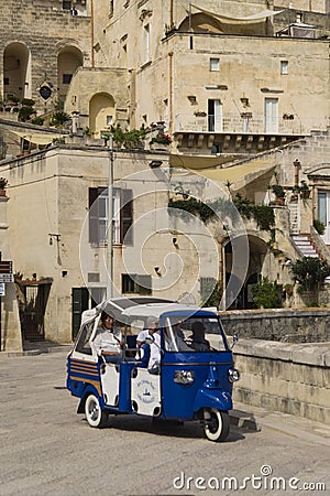 Sightseeing in Matera Editorial Stock Photo