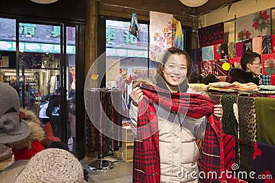 Sightseeing shopping Editorial Stock Photo