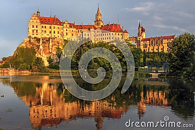 Sigmaringen Castle, Baden-WÃ¼rttemberg, Germany Stock Photo