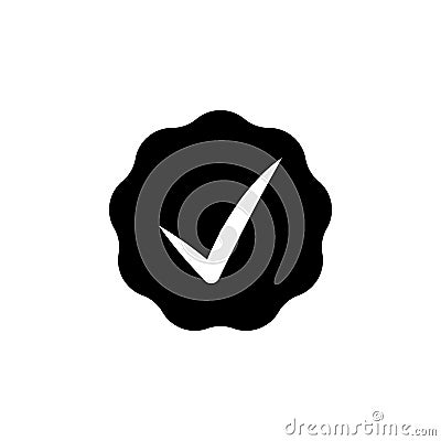 sign checked icon. Element of web icon for mobile concept and web apps. Isolated sign checked icon can be used for web and mobile. Stock Photo