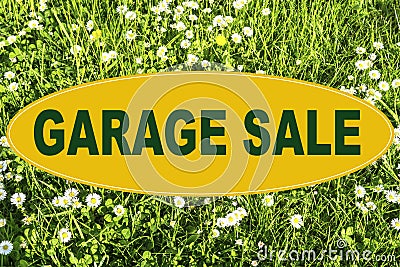 Garage Sale Stock Photo